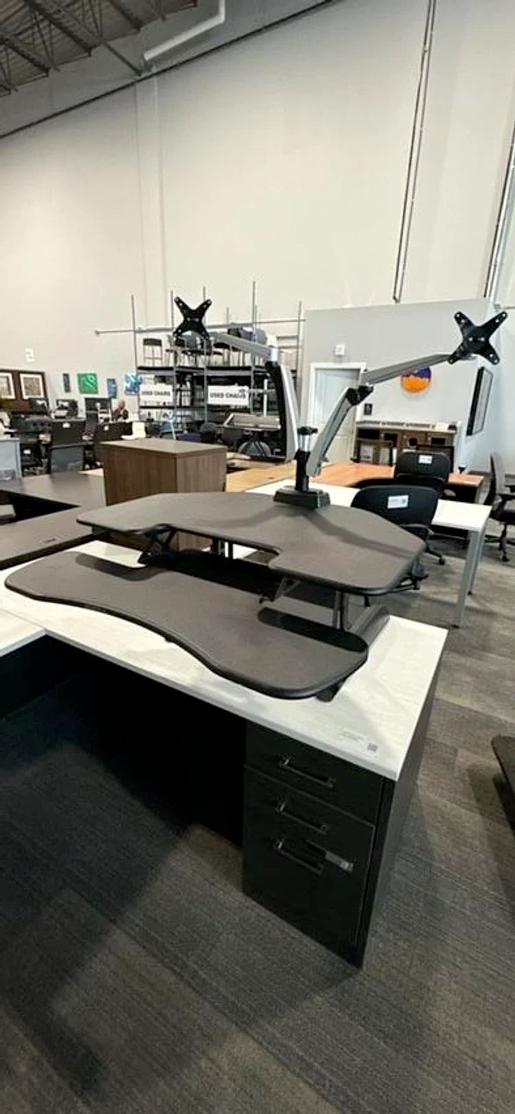 36" Vari Desk w/Dual Monitor Arm