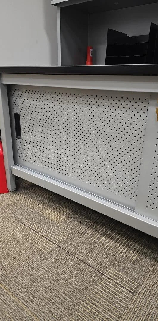 Metal Credenza w/Mail Sorter