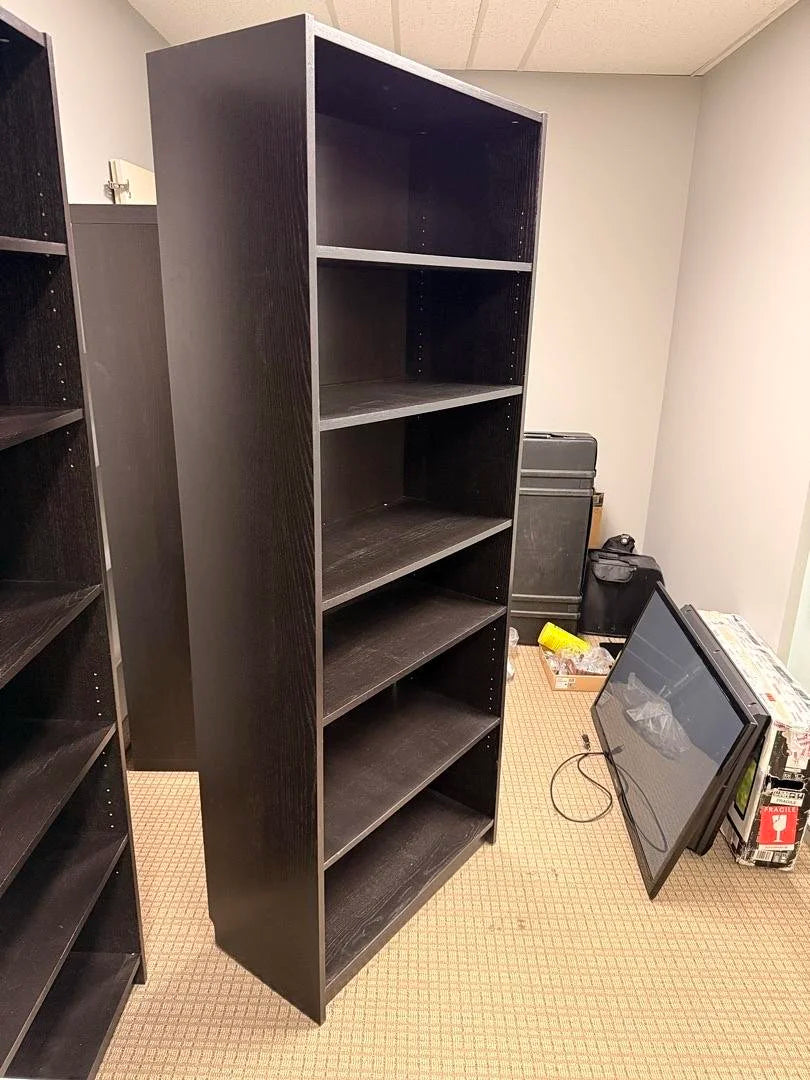 Wooden 6-High Bookcase