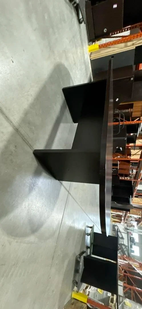 8' Racetrack Boardroom Table (Scratches on Surface)