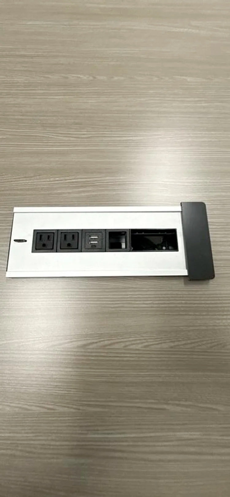 5.5' Bullet Shape Conference Table w/Electrical