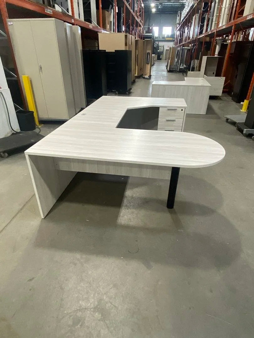 LH U-Shape Desk w/BBF Ped