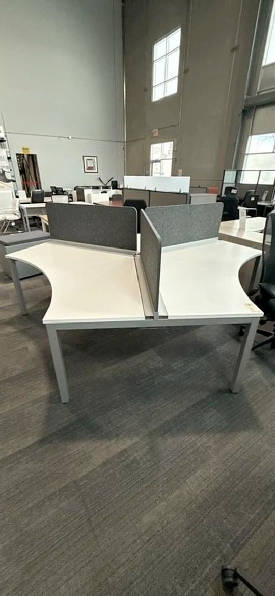 Workspace48 3-pod Workstation w/BF Ped