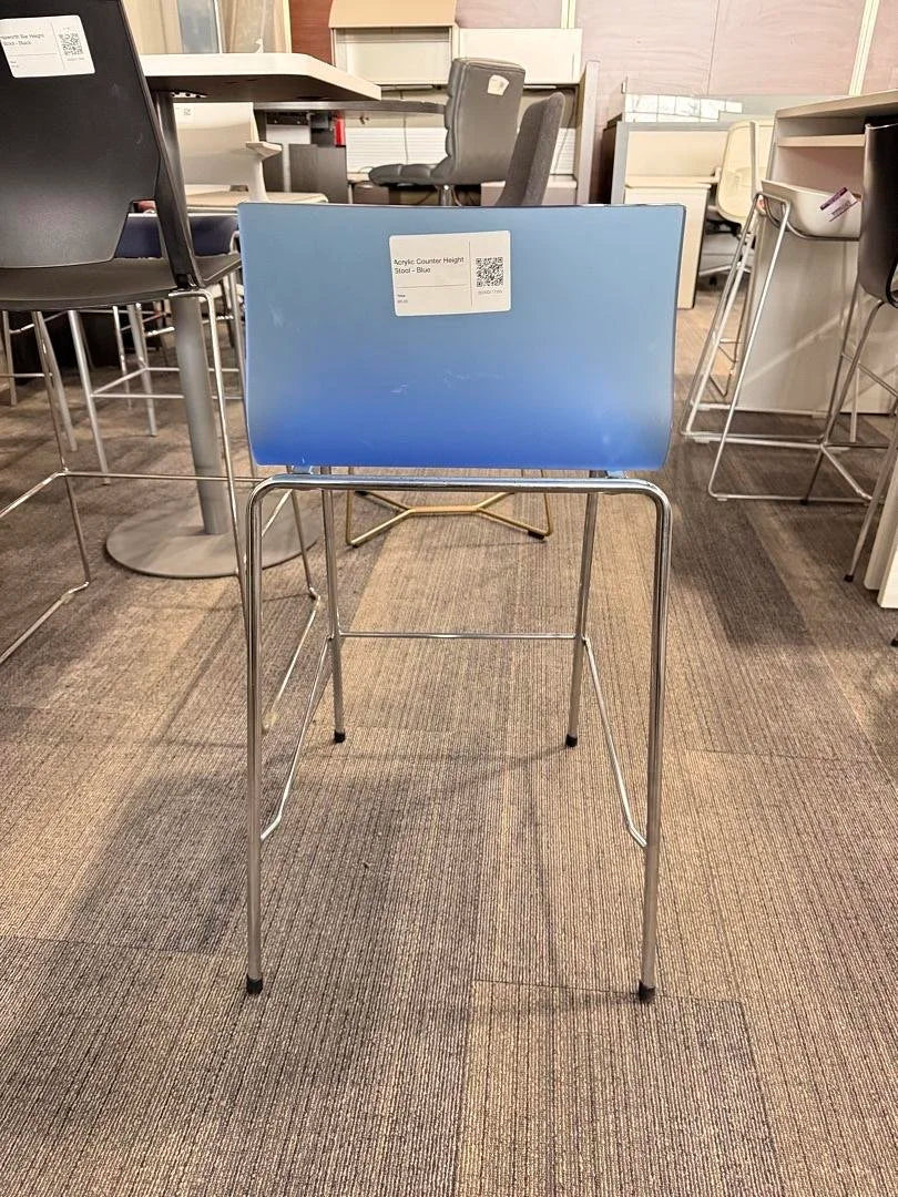 Acrylic Counter Height Stool