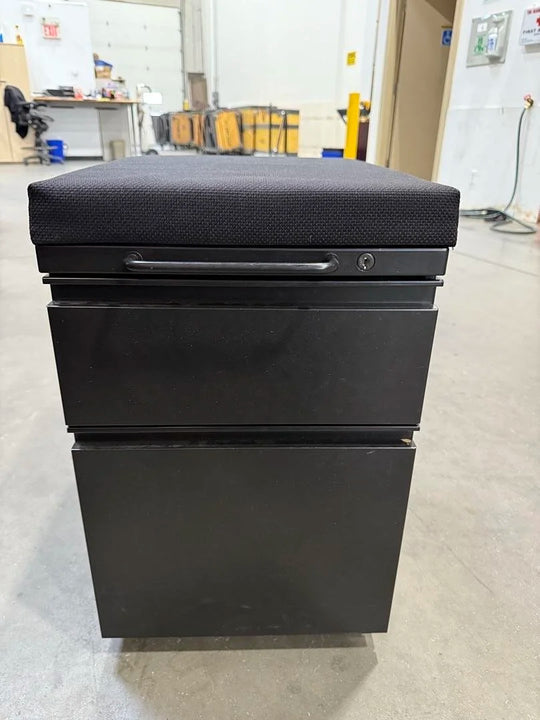 Metal Mobile BF Ped w/Cushion Top