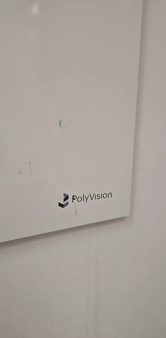 6' x 4' Polyvision Magnetic Whiteboard