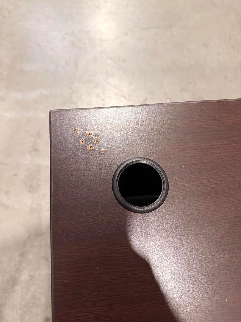 LH L-Shape Desk w/BBF Ped (Holes on Surface)