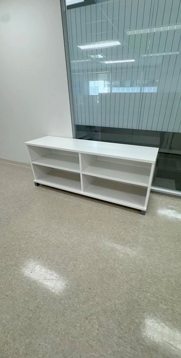 6' Wooden 4-Shelf Credenza