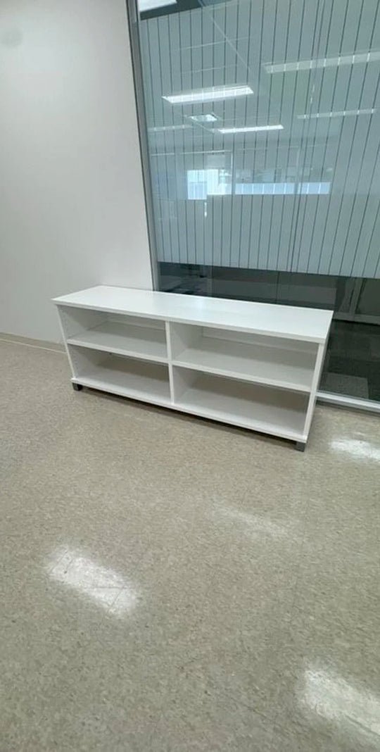 6' Wooden 4-Shelf Credenza