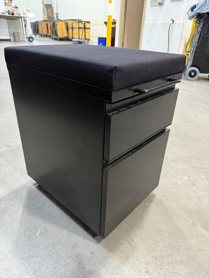 Metal Mobile BF Ped w/Cushion Top