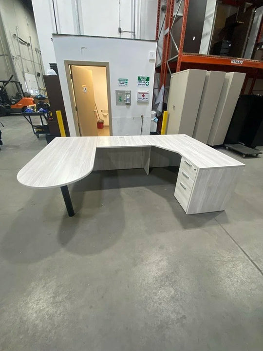 LH U-Shape Desk w/BBF Ped