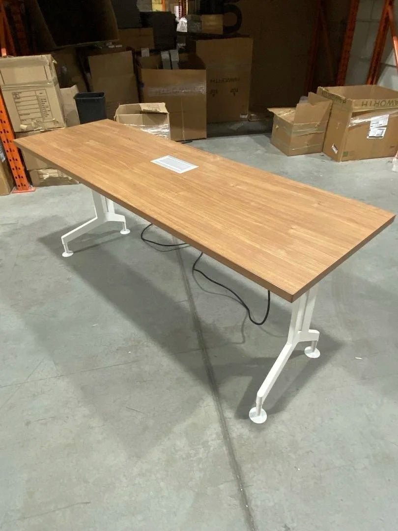 Haworth Flip Top Table w/Electrical