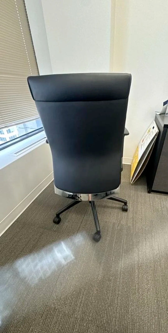 Leather Task Chair /Chrome