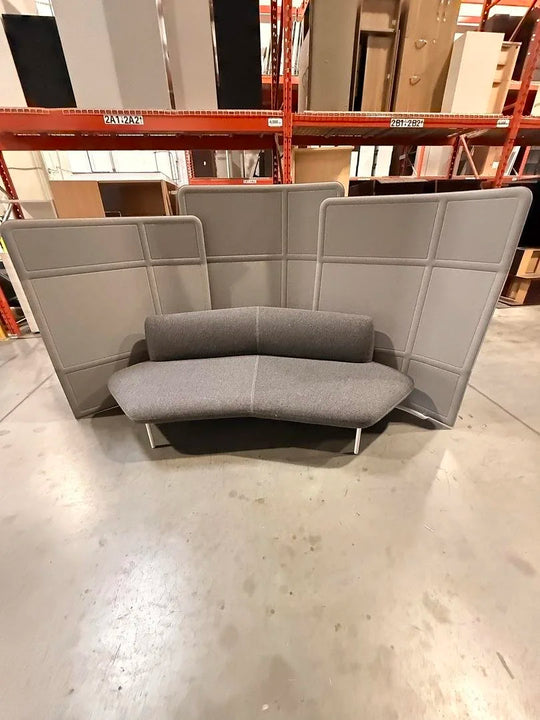 Fabric Sofa w/Privacy Shroud