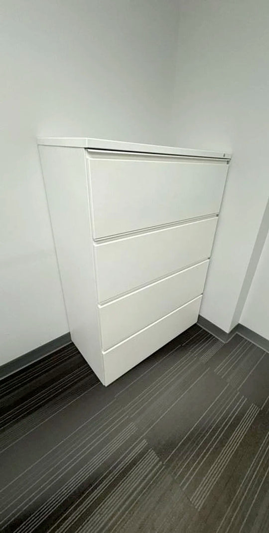 Metal 4-High Lateral File Cabinet