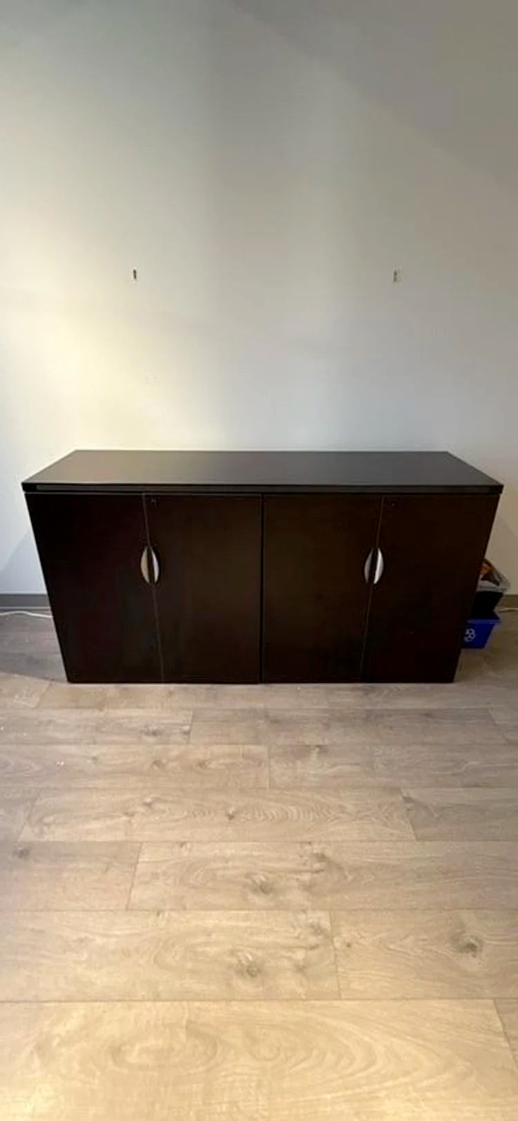 Wooden 4-Door Credenza