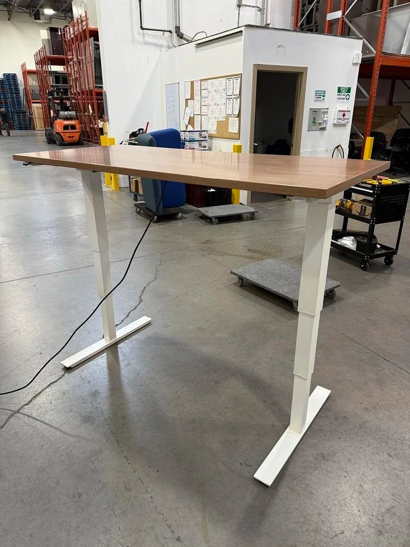 66" Electronic Sit Stand Desk (Scratch on Surface)