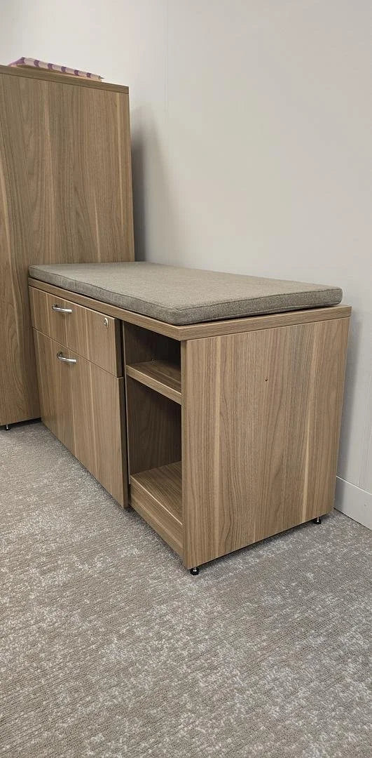 Steelcase LH Credenza w/Cushion