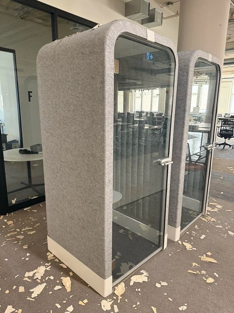 Loop Phone Booth w/Height Adjustable Surface