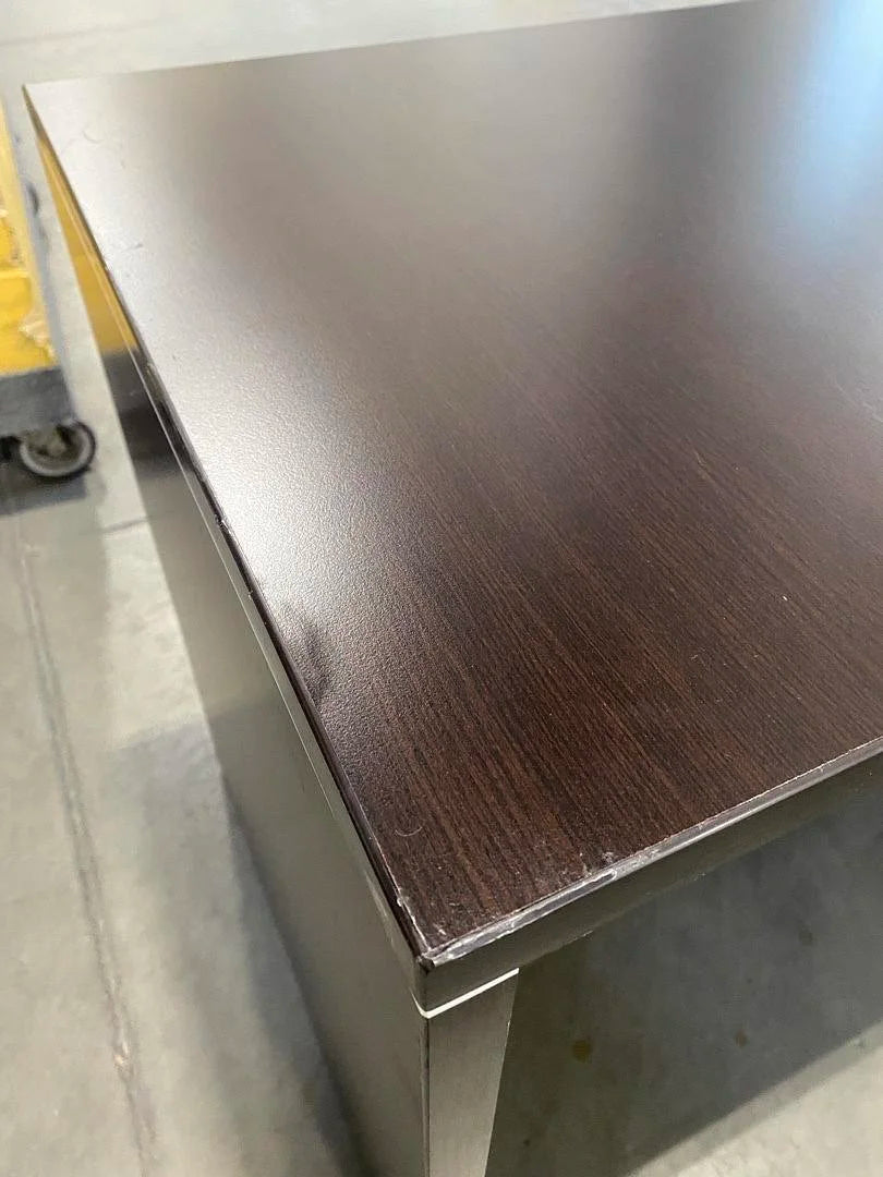 LH L-Shape Desk w/ BBF Ped (Various Deficinences)