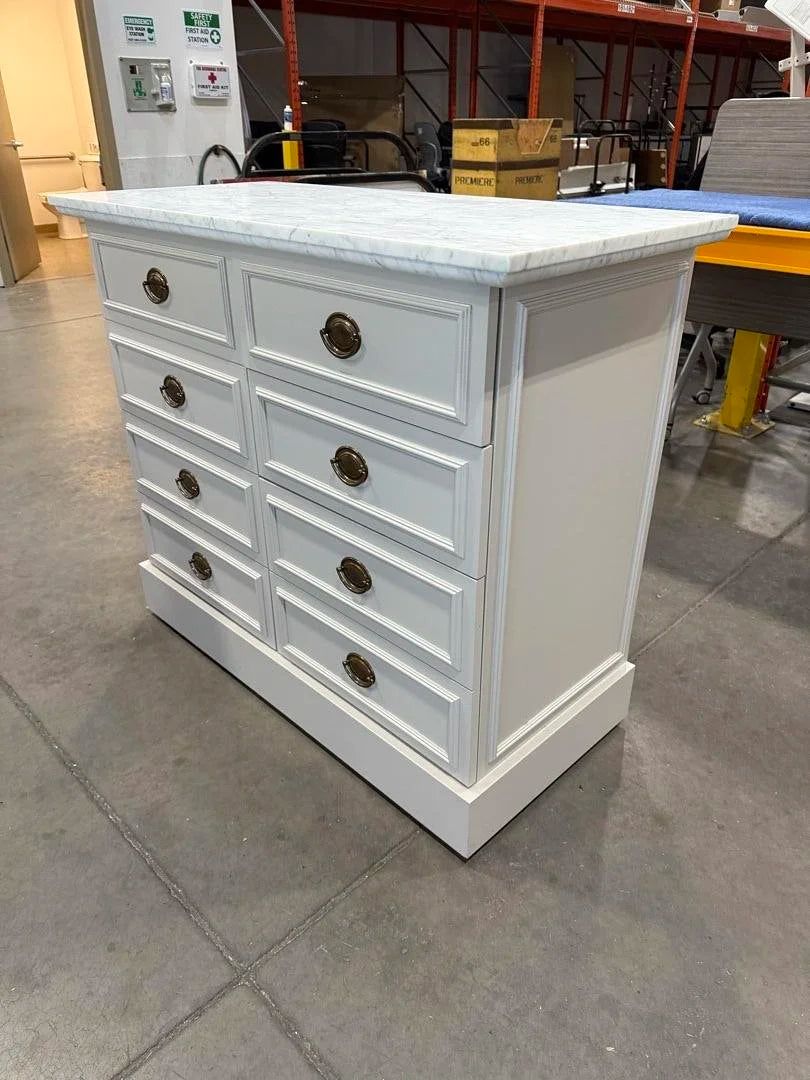 Mobile AV Cabinet w/Granite Top and Components