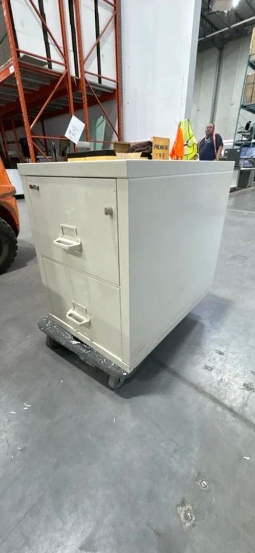 FireKing 2 High Vertical Fireproof Cabinet w/Key