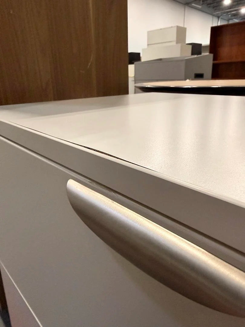 Wooden 2-High Lateral File Cabinet  (Surface Lifting)