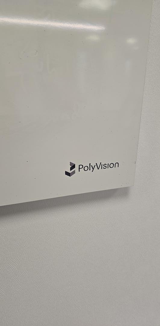 8' x 4' Polyvision Magnetic Whiteboard