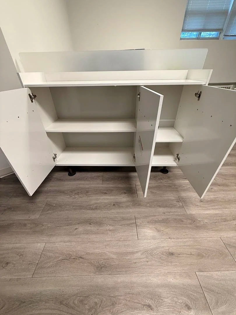 Wooden 3-Door Credenza