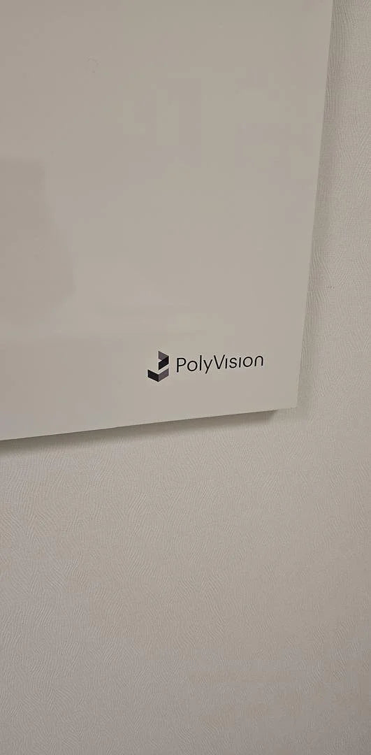 4' x 4' Polyvision Magnetic Whiteboard