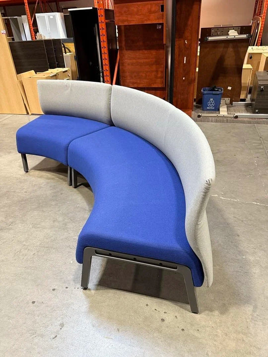 Steelcase Curved Bench Seating w/Power Outlet