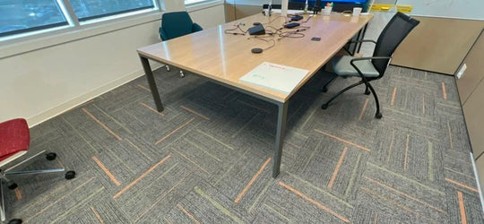 9.5' Rectangle Meeting Table w/Electrical