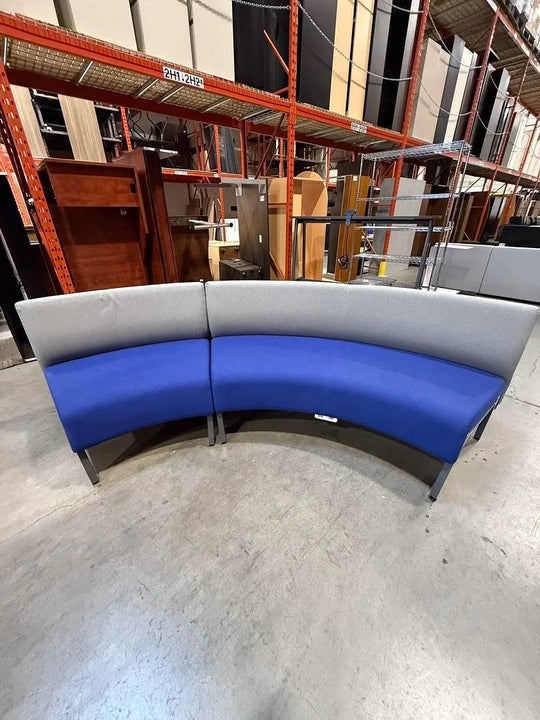 Steelcase Curved Bench Seating w/Power Outlet