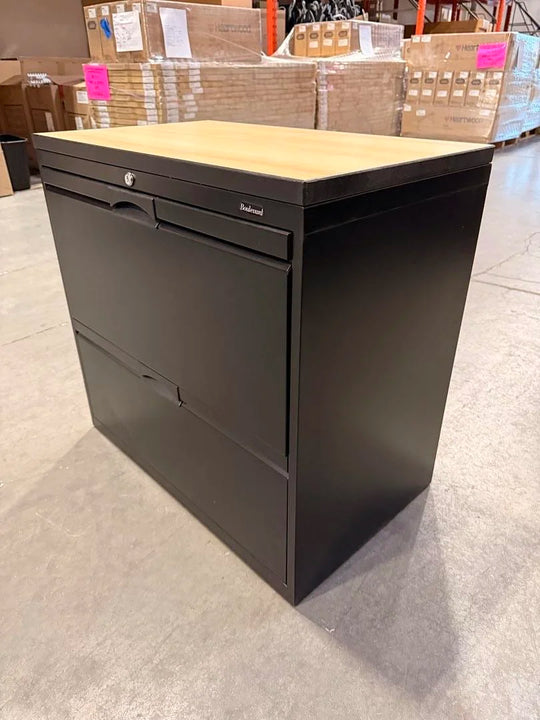 Boulevard Metal 2-High Lateral File Cabinet w/Top