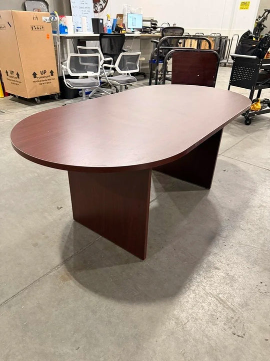 6' Racetrack Boardroom Table