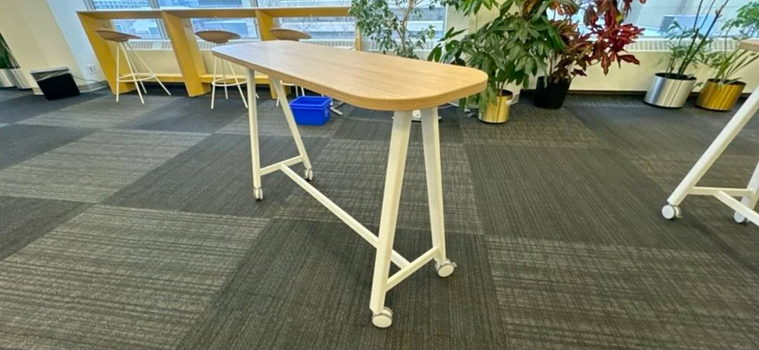 Haworth Mobile Counter Height Table
