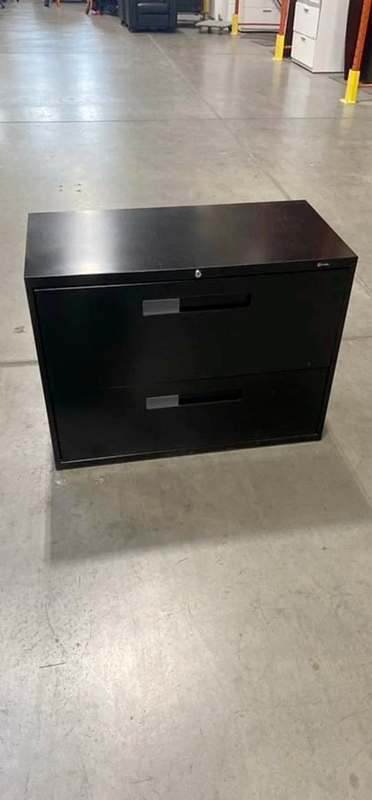 Global Metal 2-High Lateral File Cabinet