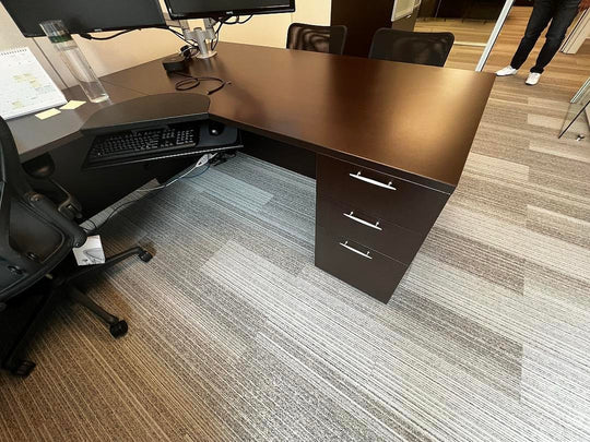 LH U-Shape Desk w/BBFLF and BBF Ped