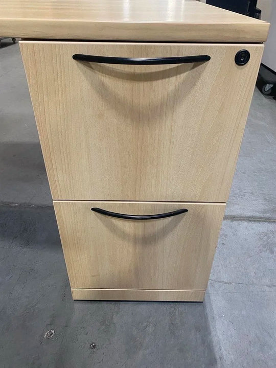 L-Shape Desk w/BBF, FF Ped