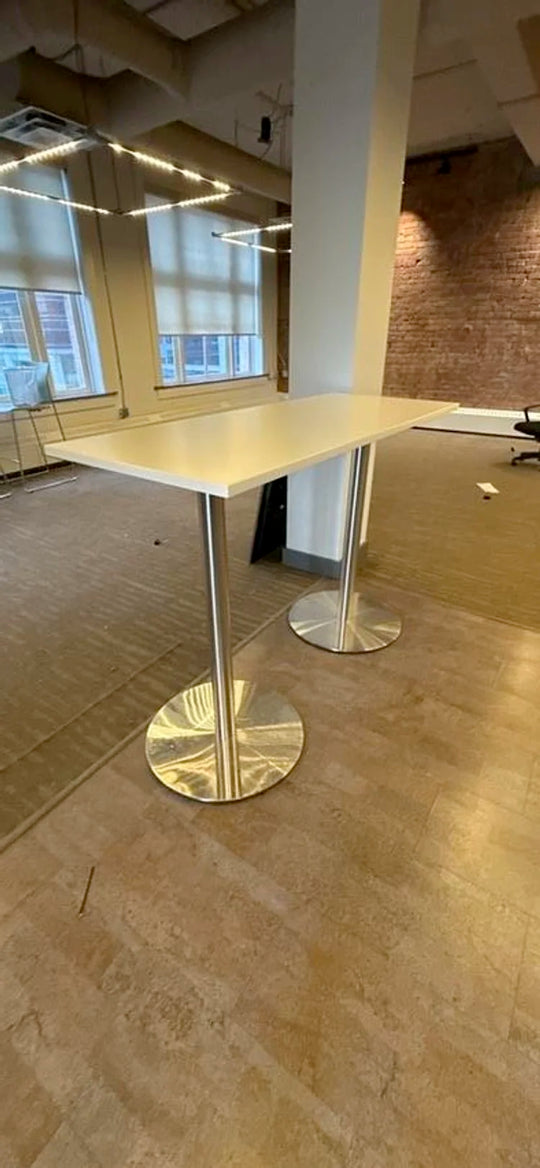 Bar Height Table - White