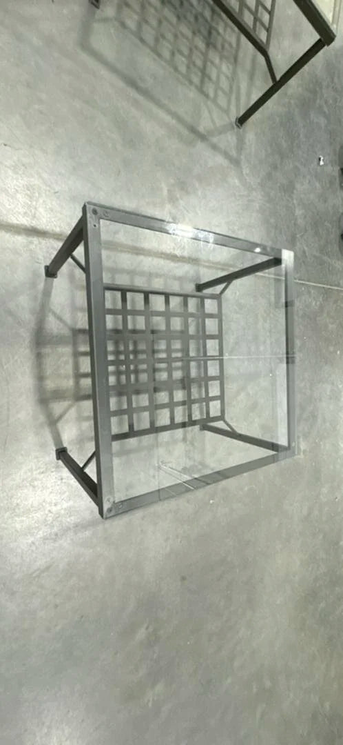 Metal/Glass End Table