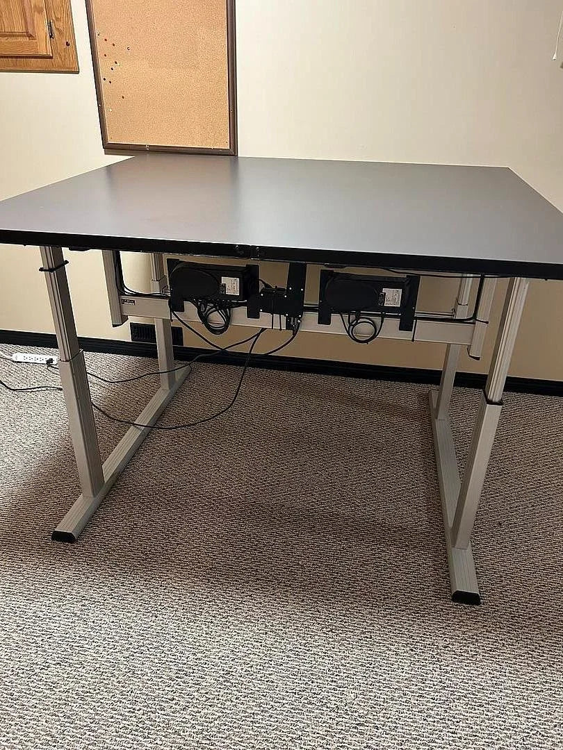 5' Electronic Sit Stand Drafting Table – Premiere Office Furniture