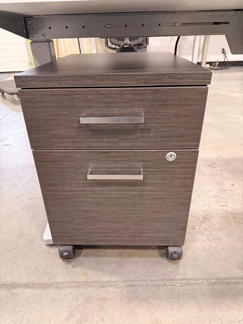 5' Electronic Sit Stand Desk w/BF Ped