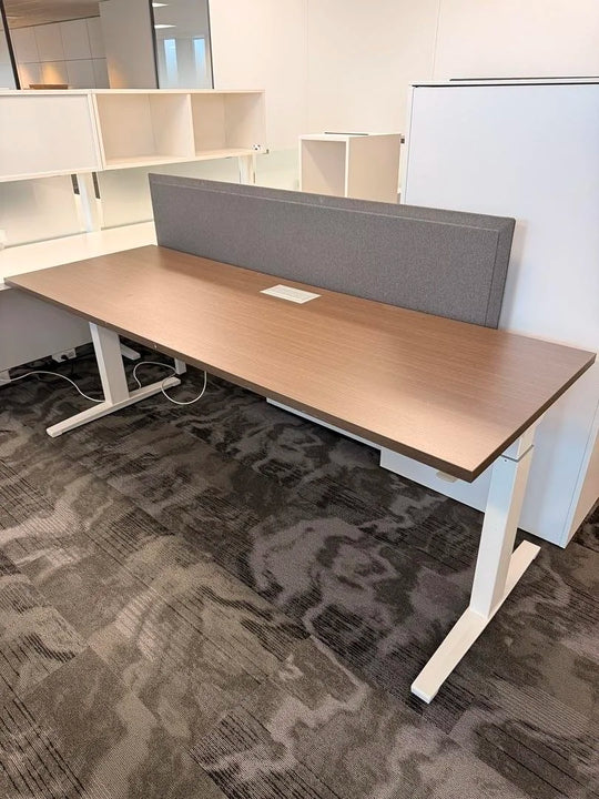 7' Herman Miller Electronic Sit Stand Desk w/Electrical