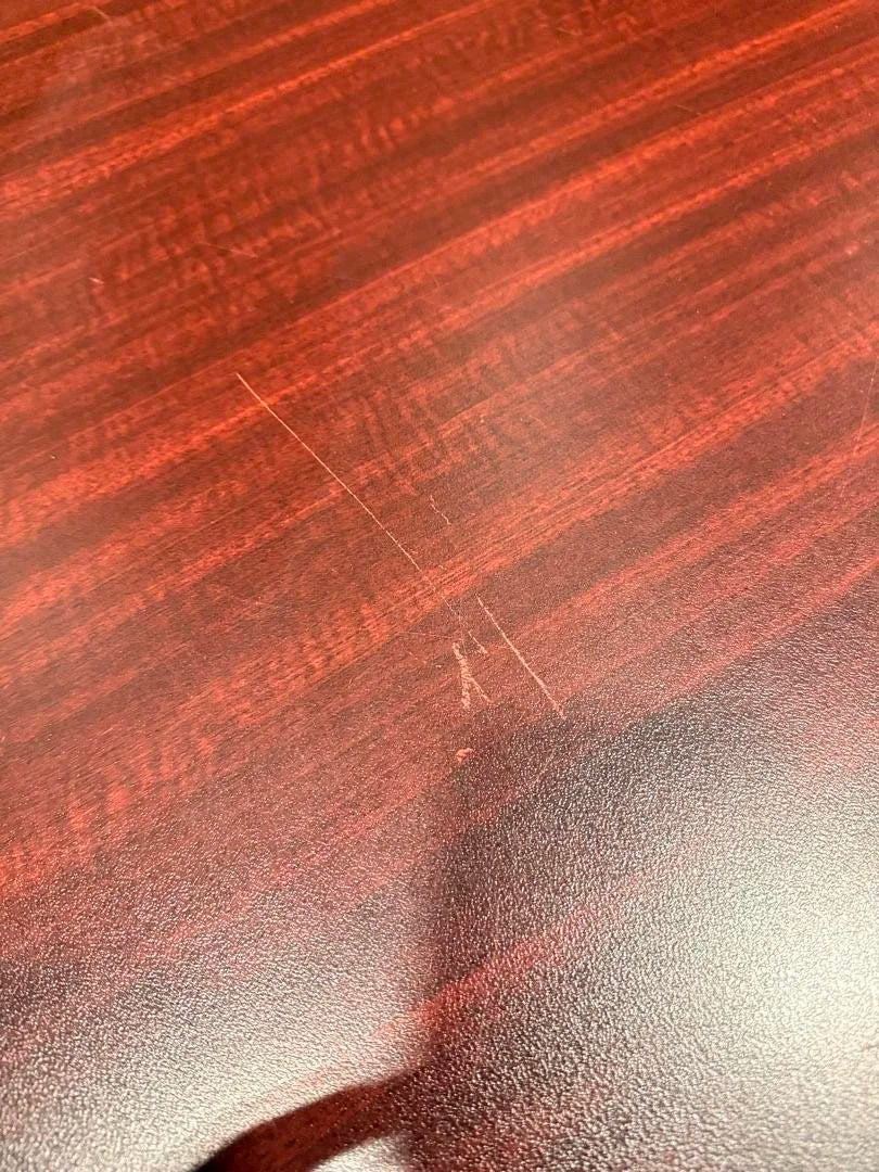 RH Bullet L-Shape Desk w/BBF Ped (Surface Scratches)