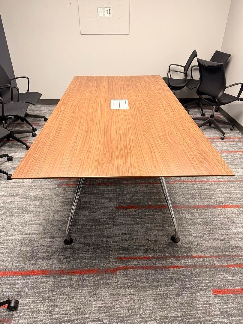 8' Rectangle Boardroom Table w/Electrical
