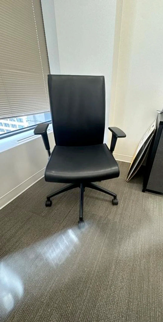 Leather Task Chair /Chrome