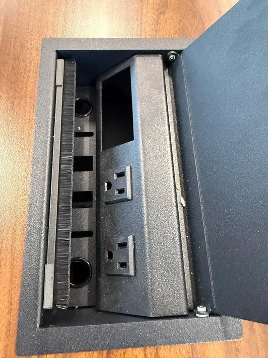 20' Rectangle Boardroom Table w/Electrical