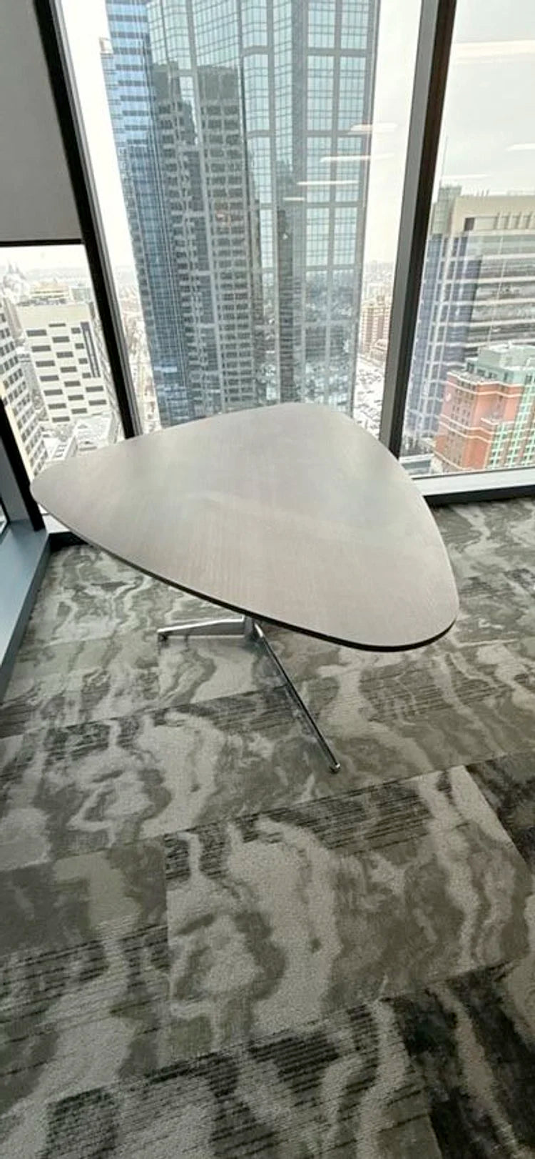 6' x 4' Haworth Triangle Meeting Table