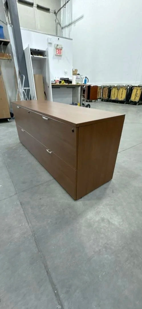 Wooden 6' Credenza w/4 Drawers